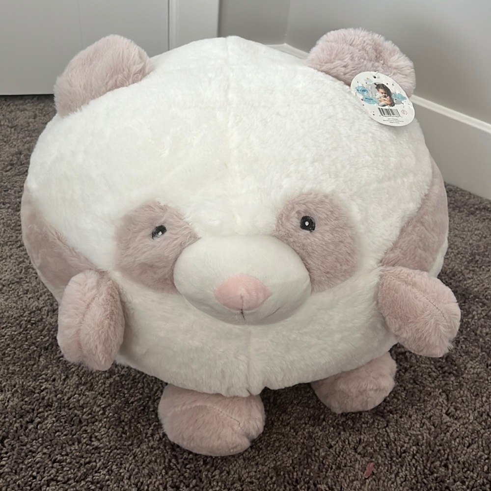 Lilac panda stuffed animal